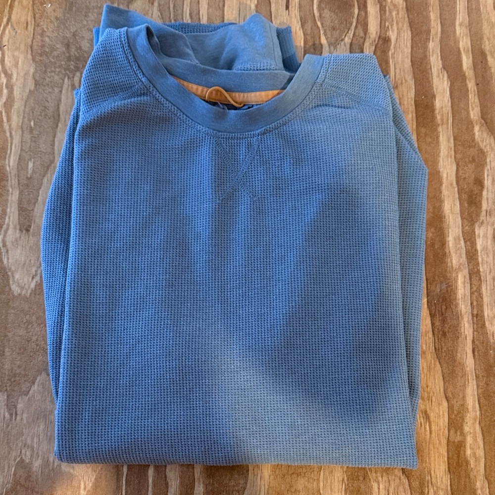 Classic Blue Crewneck Sweater for Men